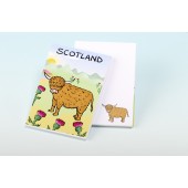 3155  Note Pad-HIGHLAND COW